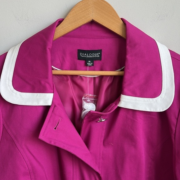 Dialogue Woman's Jacket 3/4 Sleeve Size XL NWOT - Picture 2 of 4